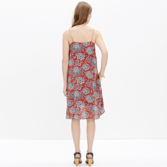 Madewell Silk Trapeze Cami Dress - Picture 2 of 10